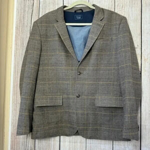 Jachs New York Tailoring Mens Tan Blazer Jacket size Large